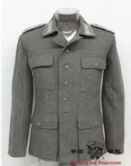 Тщательная копия серого цвета Германия M43 шерстяная зимняя полевая Военная