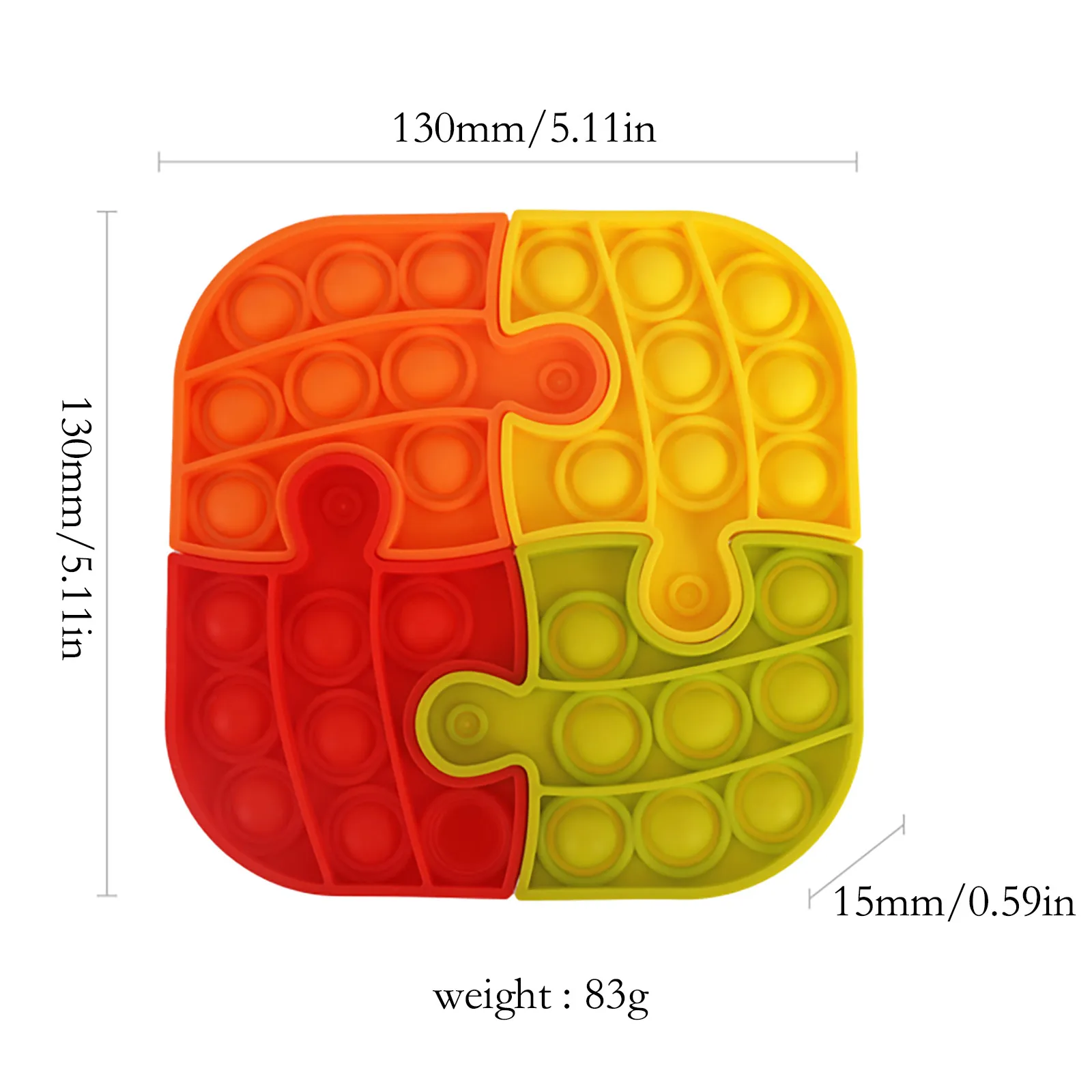 

Creative Fidget Toys 4-piece Assembly Decompression Toys Kids Adult Push Bubble Gadgets Sensory Toy Kids Educational Toys Puzzle