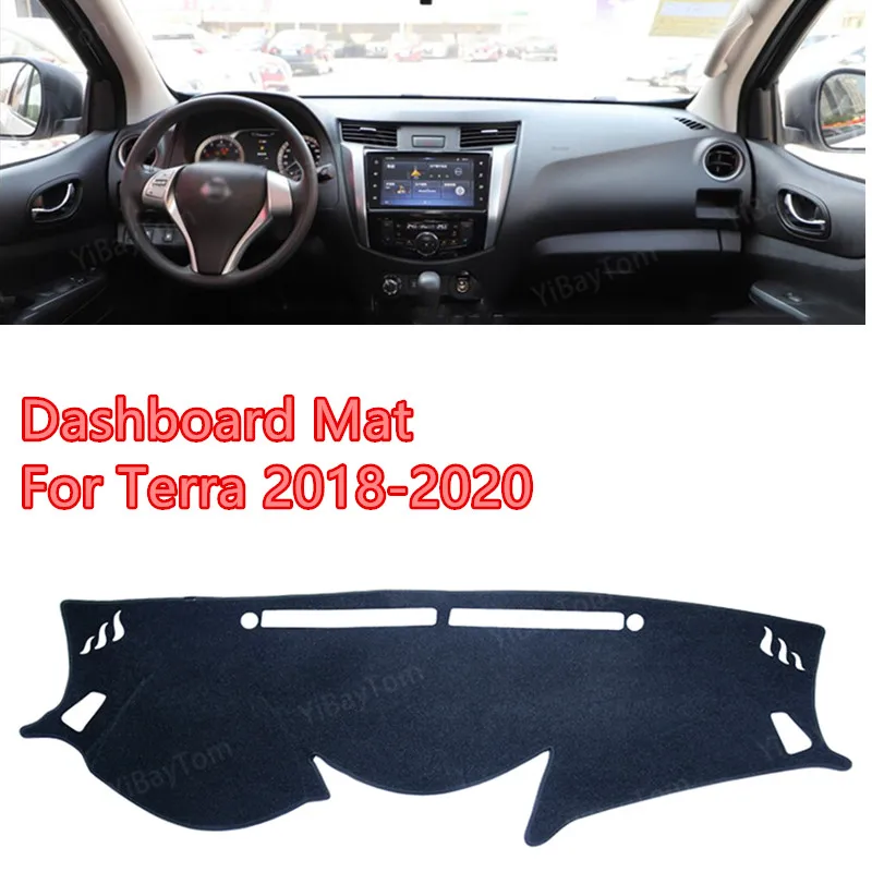 

For Nissan Terra 2018-2020 High Quality Anti-Slip Mat Sunshade Dashmat Protect Carpet Dashboard Cover Pad Accessories