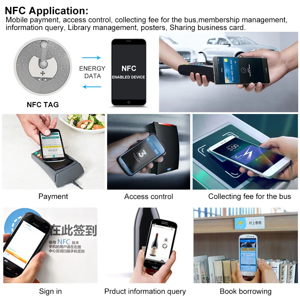 Наклейки Ntag213 NFC 100 МГц 13 56 шт./партия метки NTAG 213 25 мм универсальные клейкие для