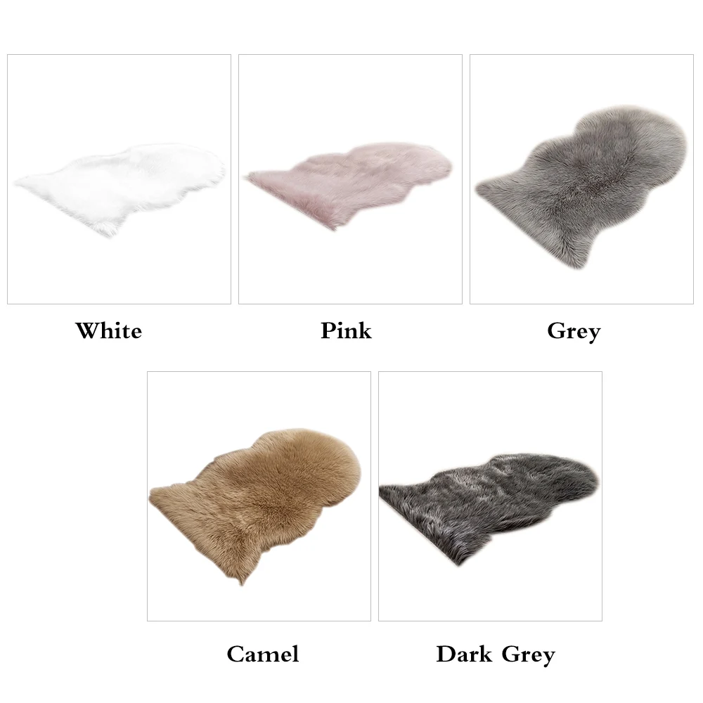 Новый Супер Мягкий моющийся Пушистый Ковер из овечьей кожи искусственный