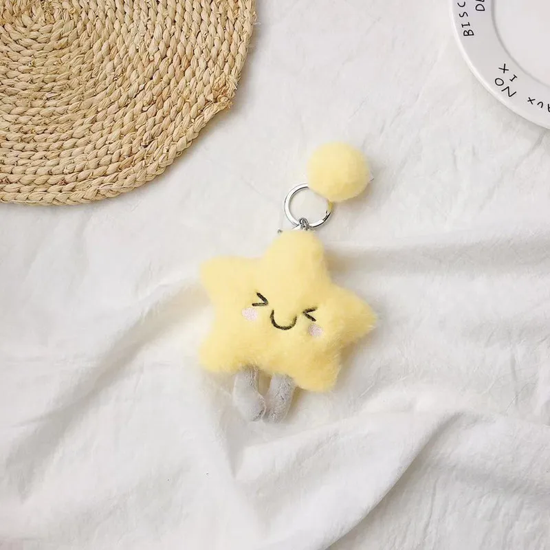 Ant little twin stars Брелок Плюшевый peluche porte clef Мини Милая цепочка для девочек|Плюшевые