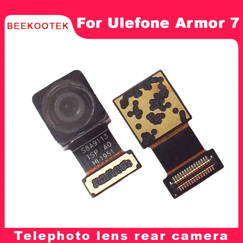 

BEEKOOTEK New Original For Ulefone Armor 7 telephoto lens rear camera 8 MP module for Ulefone Armor 7 Android 9 Phone