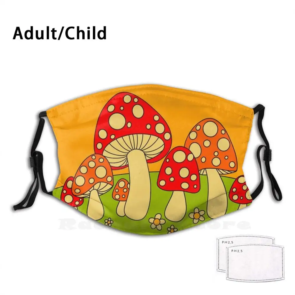 

Грибы для взрослых и детей, противопылевая маска с фильтром «сделай сам», психоделические грибы