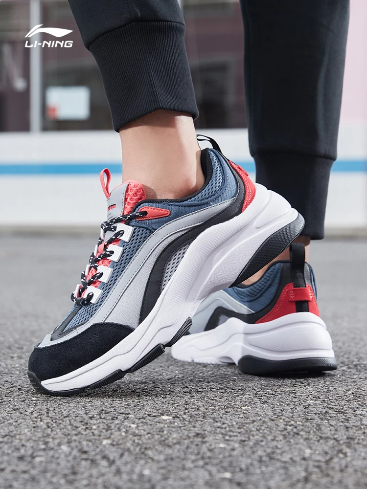 Мужские кроссовки Li Ning AURORA WINDWALKER классические популярного цвета в стиле ретро