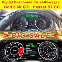 digital dashboard panel virtual instrument cluster cockpit lcd speedometer for volkswagen vw golf 6 gti 6r passat b7 cc