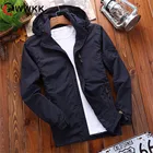WWKK пилот нового размера плюс мужская повседневная куртка и туризма; Ветровка; Осень-зима бомберы мужской Лидер продаж, пальто с капюшоном 6XL