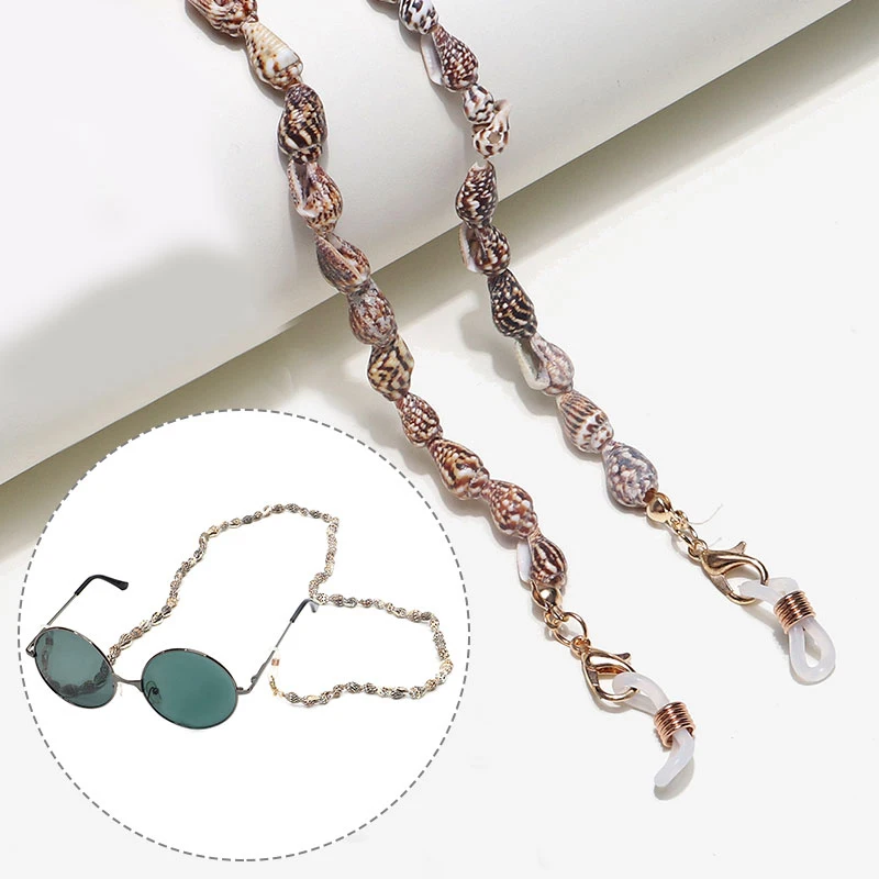 

Small Conch Glasses Lanyard Non-slip Glasses Chain Fashion Mask Holder Stylish Glasses Rope Eyewear Holder Neck Strap Necklace