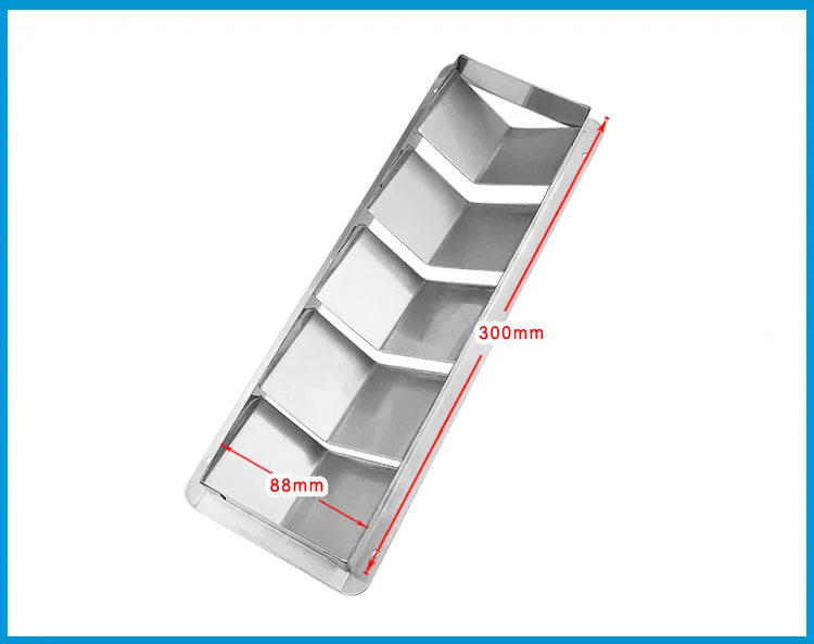 BSET MATEL 5 слотов нержавеющая сталь 304 лодка морской жалюзи вентиляционная решетка