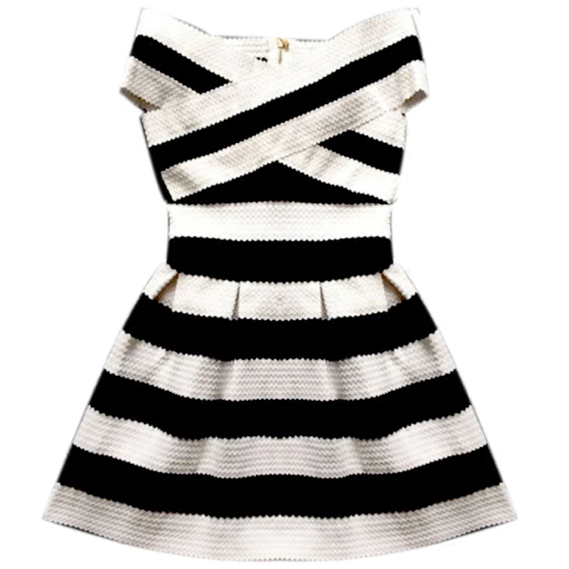 

Socialite Sexy Temperament Bandage off-Neck Waist Slimming Slim Fit A- line Dress Pettiskirt Dinner Suit Dress