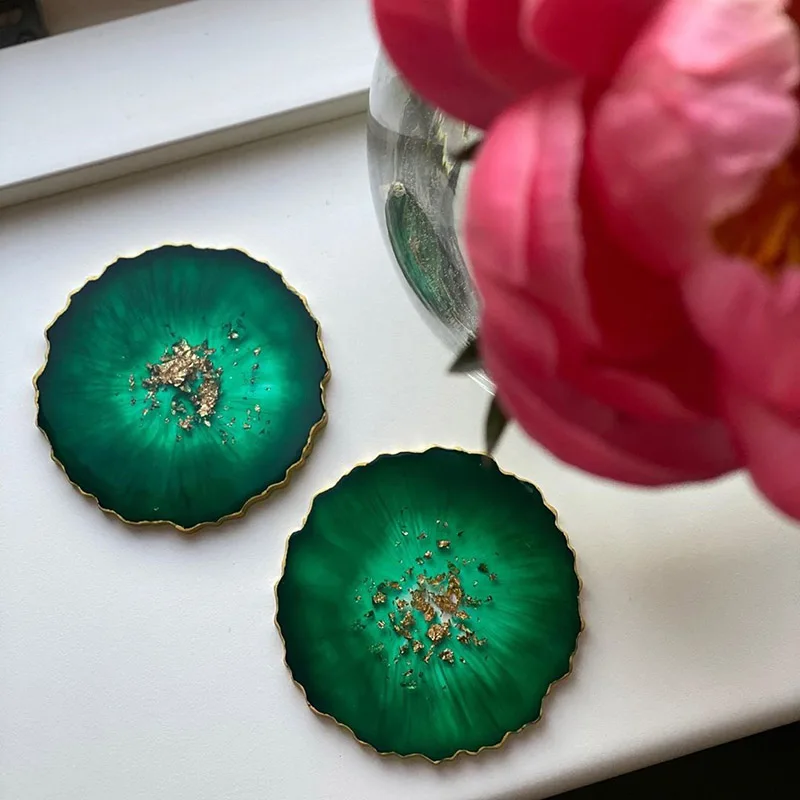 Формы для подстаканников с волнами Настольная эпоксидная форма многополимерный