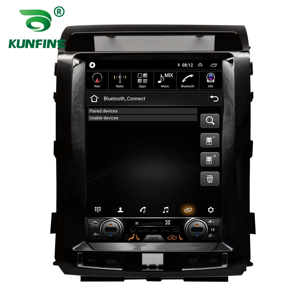 Tesla экран Octa Core 4 Гб RAM 64GM ROM Android 10 0 автомобильный DVD GPS плеер Deckless Car Stereo для Toyota Land