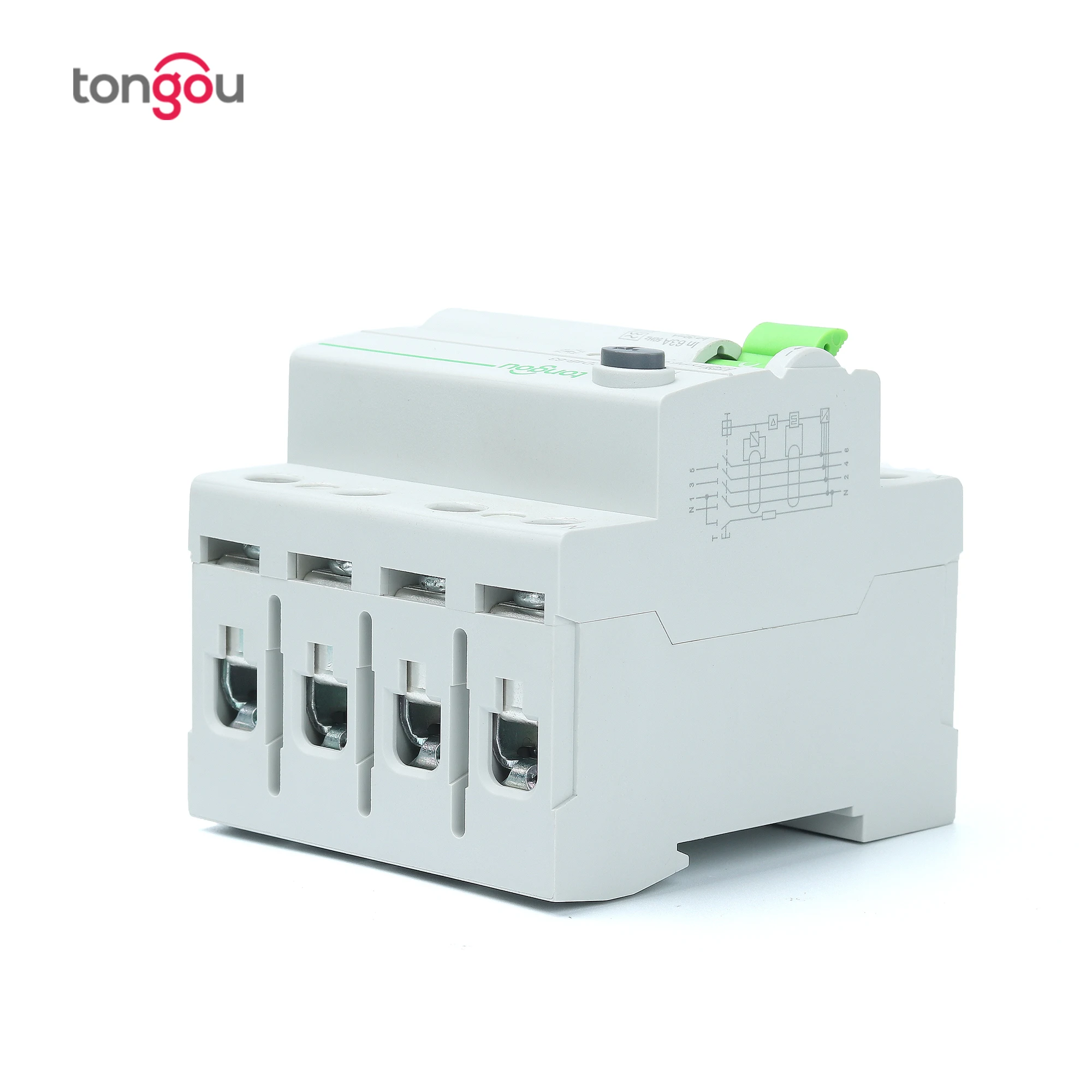 Выключатель тока утечки на землю TONGOU RCCB RCD 4P 63 А 30 мА 300 тип B 6 ка | Обустройство дома