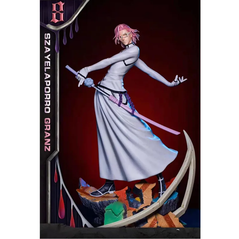 

Anime Bleach Statue Arrancar Espada NO 8 SzayelAporro Granz GK Fornicaras Resin Action Figure Collectible Model Toy 28CM L168