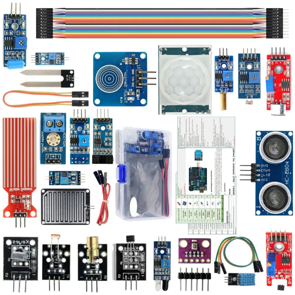 Модуль датчика для Arduino Kit 22 в 1 UNO R3 Nano V3.0 2560 Mega 328 и Raspberry Pi|Детали аксессуары
