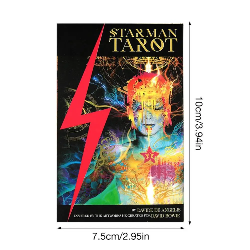 78 шт. настольные игры Starman Tarot Card Deck Davide De Angelis с нетерпением ожидаемый набор Таро PDF
