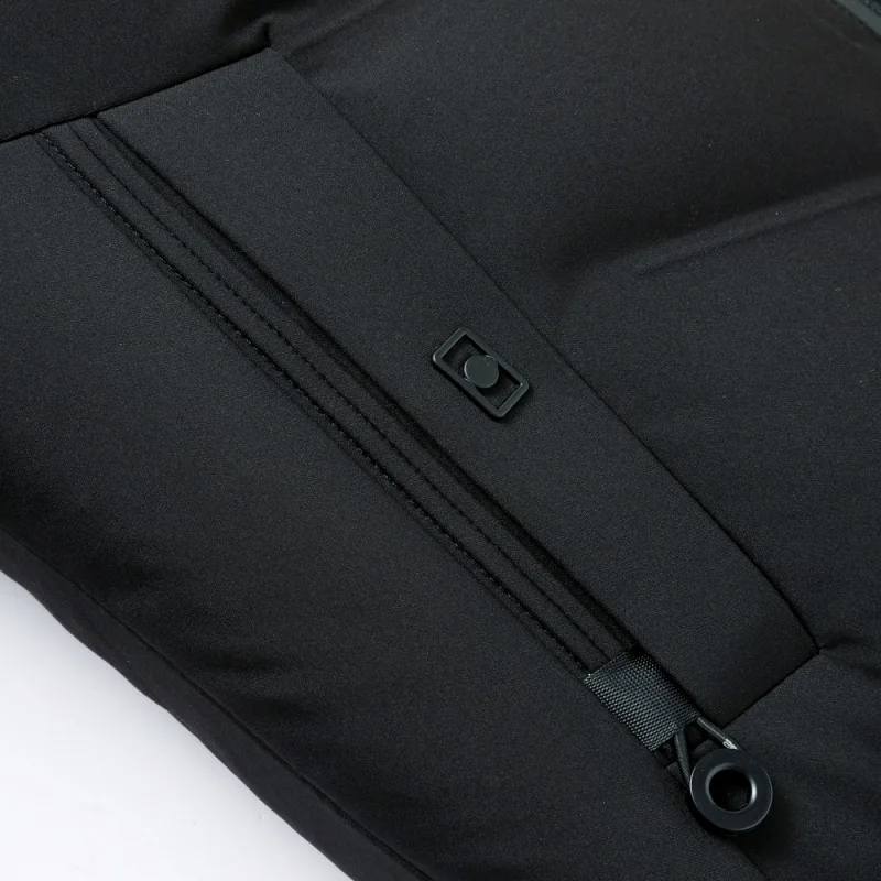 ICPANS зимняя куртка водонепроницаемая длинная мужская повседневная одноцветная