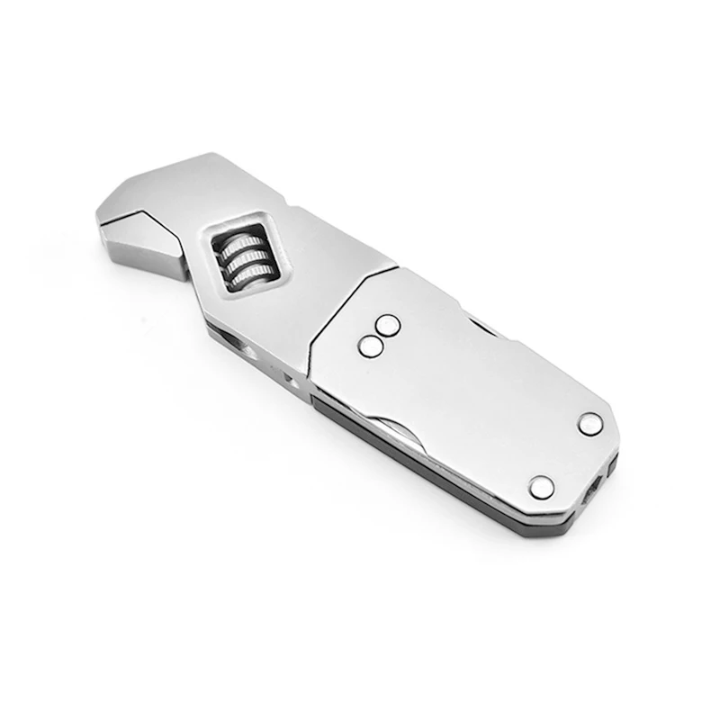 

17 in 1 Multifunctional Wrench Folding EDC Multitool Adjustable Outdoor Survial Tools Camping Spanner Screwdriver Bottle Opener