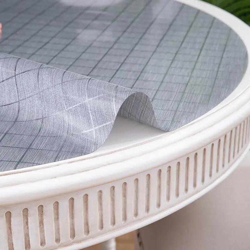 Tischdecke водонепроницаемый Мантел Plastico потертый шикарный круглый Ronde PVC Nappe Toalha De Mesa