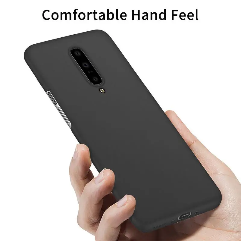 Для Oneplus 7 Pro 7T чехол матовый щит Жесткий PC задняя крышка для телефона One Plus 1 + 6 6T 5 5T