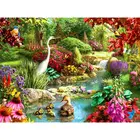 Картина по номерам на холсте ландшафт, с рамкой