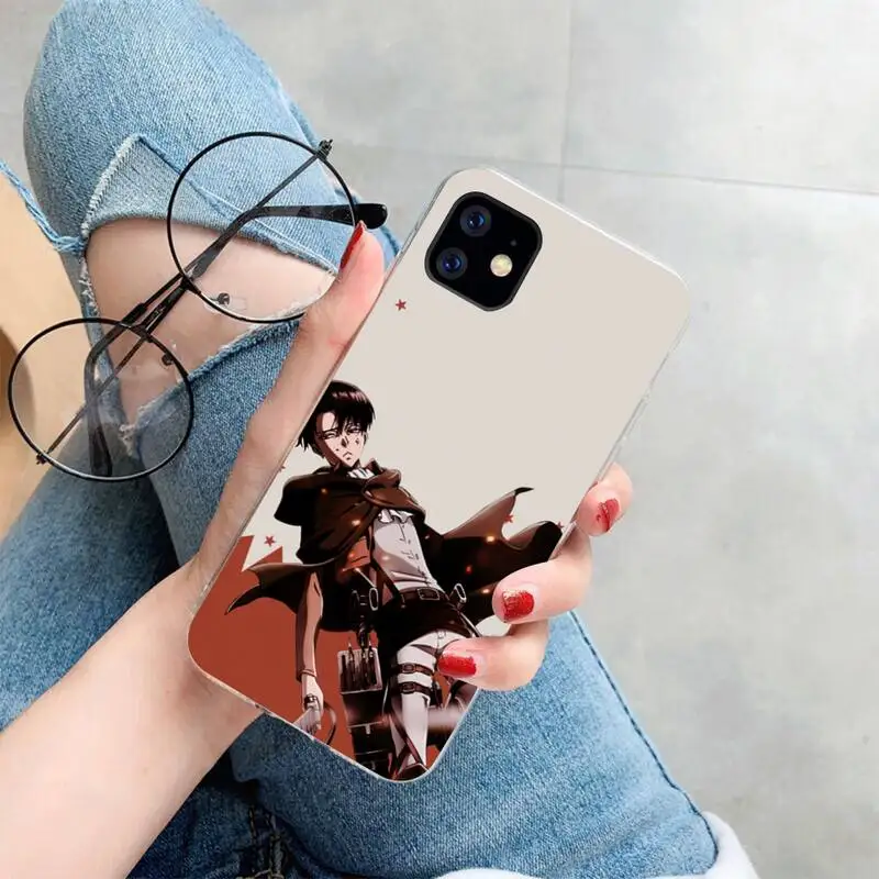 NBDRUICAI атака на Титанов аниме ТПУ Черный чехол для телефона Корпус iPhone 11 pro XS MAX 8 7 6 6S