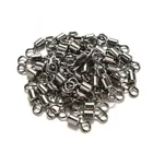 OLOEY 10-50 шт.лот светящиеся вращающиеся Вертлюги рыболовные аксессуары соединитель роликовые Вертлюги 3-ходовые Вертлюги рыболовные снасти