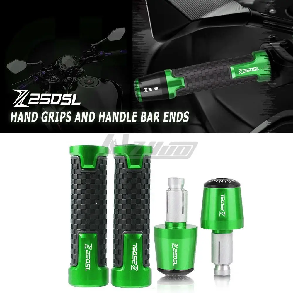 

Motorcycle For KAWASAKI Z250SL Z 250 SL Z250 SL 2015 2016 2017 2018 2019 20 7/8 " 22mm handle grips handlebar Handle Bar End Cap