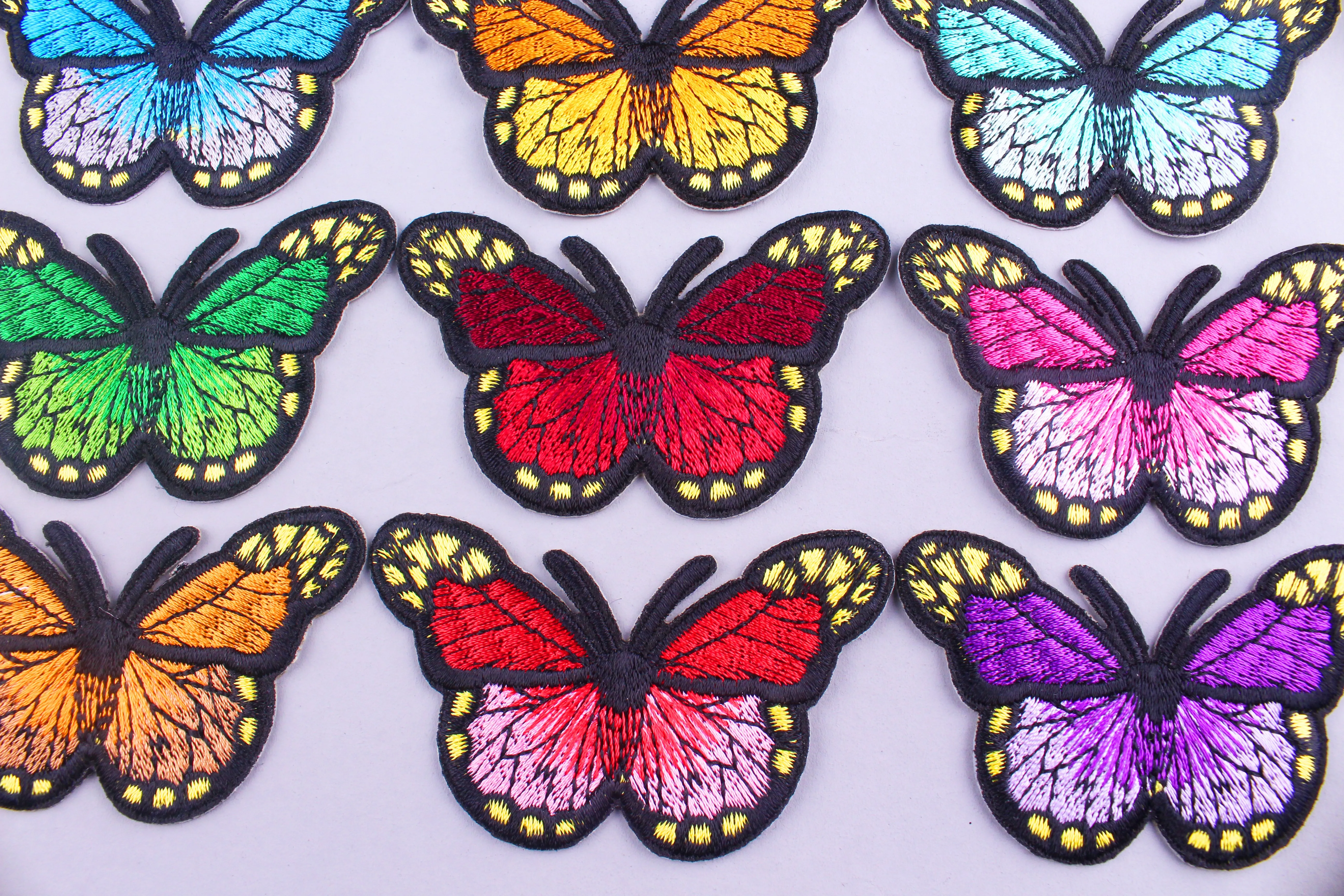 Бабочки железные нашивки на одежду наклейки для футболки милые спине