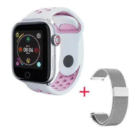 Z7 with metal SILVER CONXAG F9 Смарт-часы для мужчин и женщин полный сенсорный экран для сердечного ритма Смарт-часы с измерением давления для мужчин t Шагомер Смарт-часы для IOS - Цвет: Z7 with metal SILVER