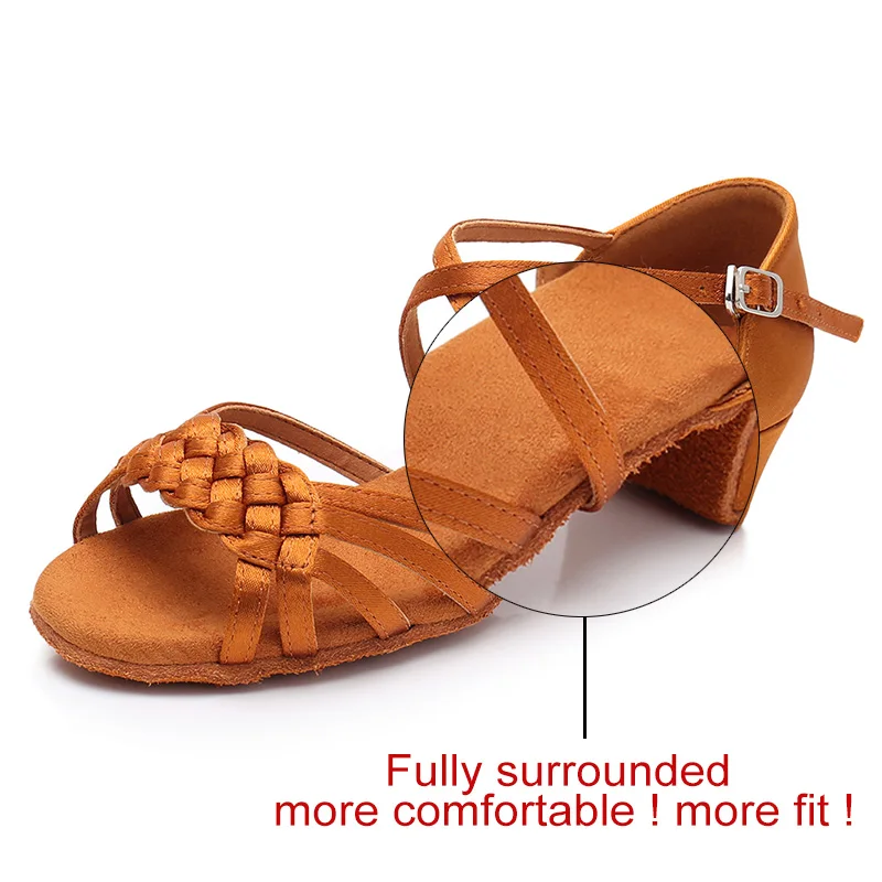 Туфли HROYL женские для латиноамериканских танцев низкий каблук бальные туфли