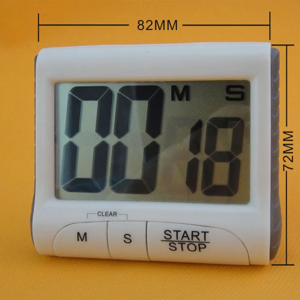Домашний декор домашний цифровой будильник большой экран Таймер кухонный