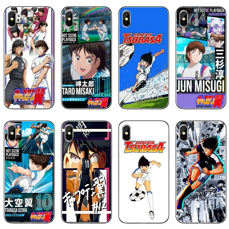 Мягкий чехол для телефона Captain Tsubasa Samsung Galaxy A71 A70 A60 A51 A50 A41 A40 A31 A30 A20E A21S A12 A10 A7 A5 A3 |