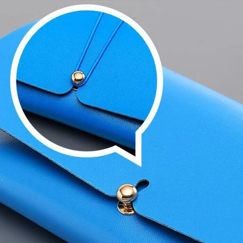 Из искусственной кожи очки чехол Чехол с веревкой Пряжка коробка для хранения