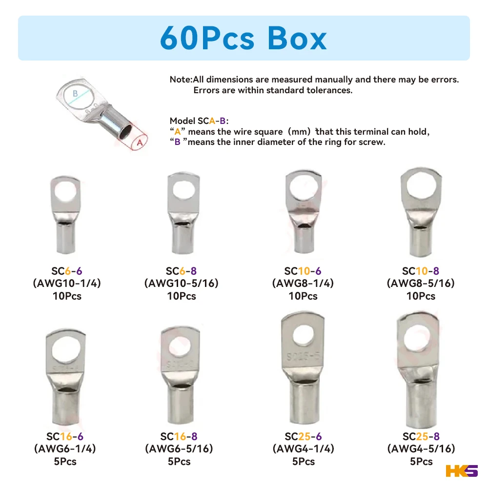 Автомобильные плоскогубцы обжимной инструмент 8 awg с медным кольцом для
