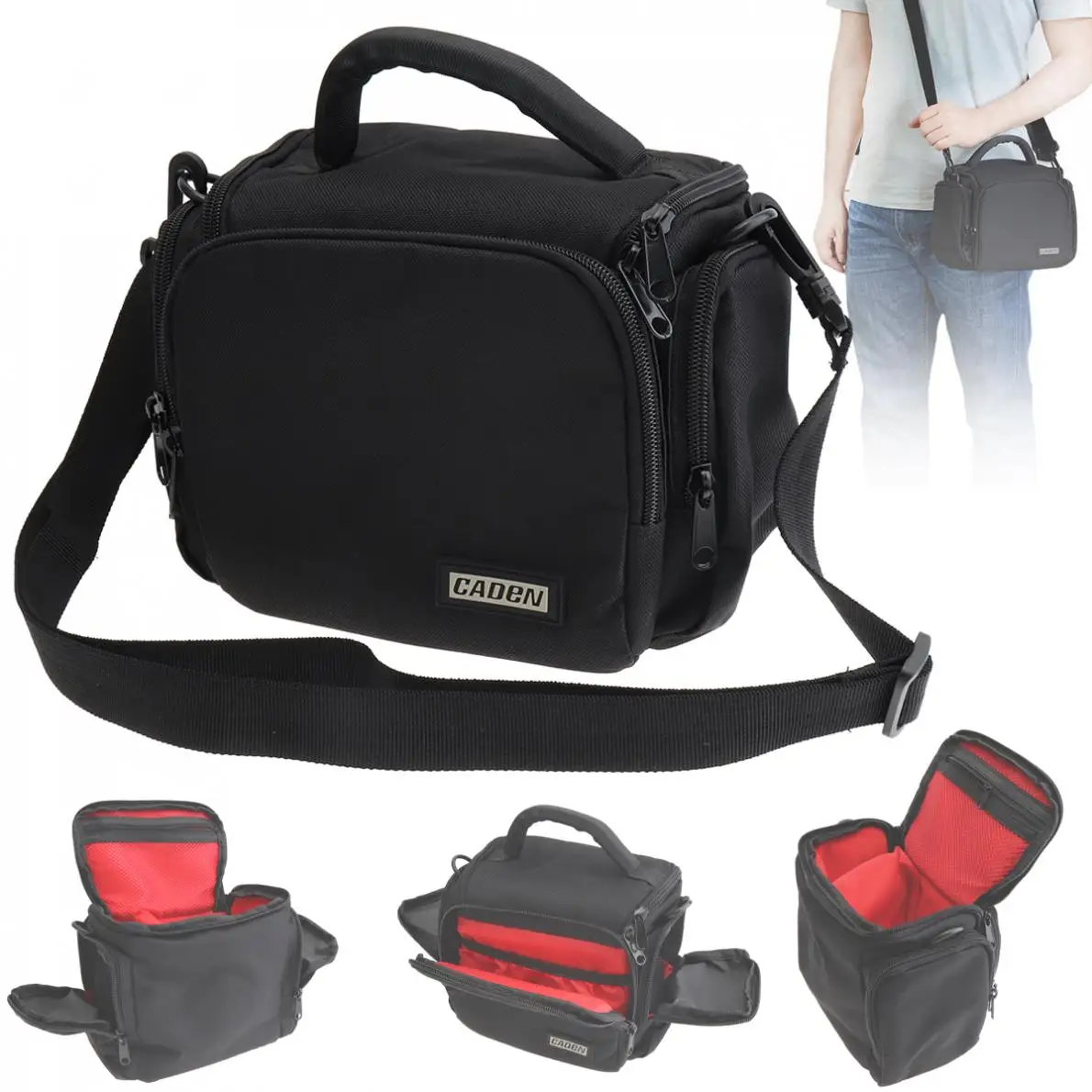 D11 черная Водонепроницаемая Портативная сумка/сумка на плечо чехол для SLR