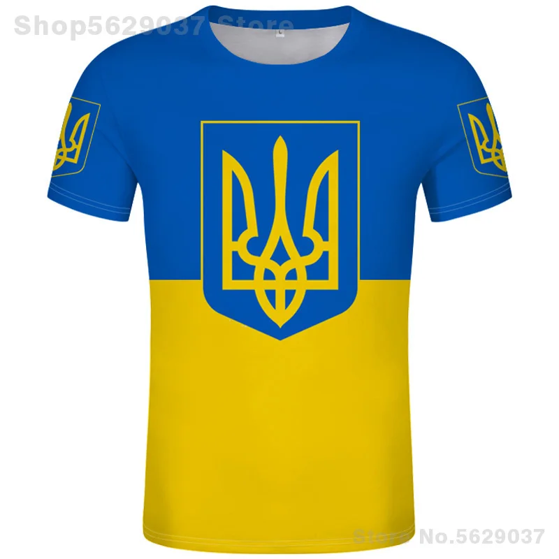 

UKRAINE t shirt diy free custom made name number ukr T-Shirt nation flag ukrainian country ukrayina photo logo print 3D clothing