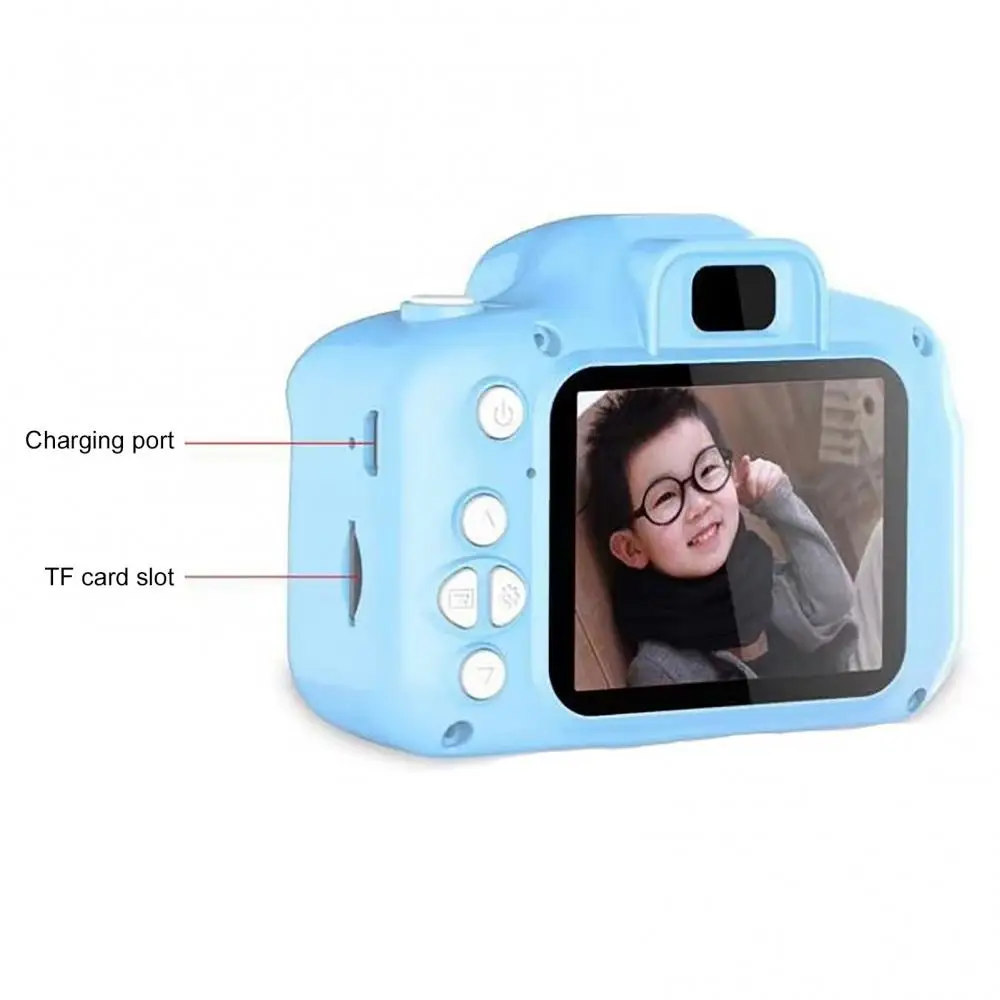 X2 мини мультяшный перезаряжаемый 2-дюймовый экран камера видеорегистратор