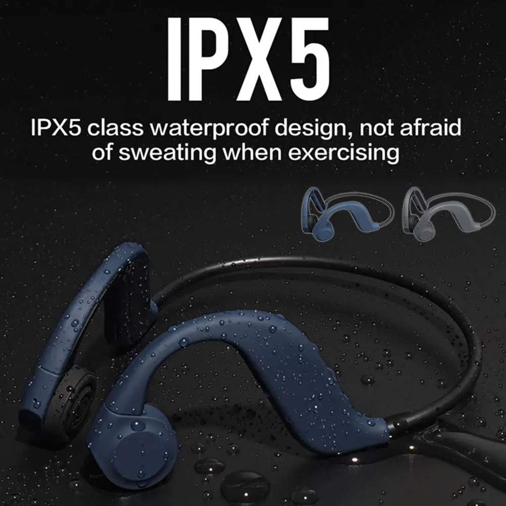 Новый X9 костной проводимости Bluetooth наушники IPX5 Водонепроницаемый Встроенный 8 Гб