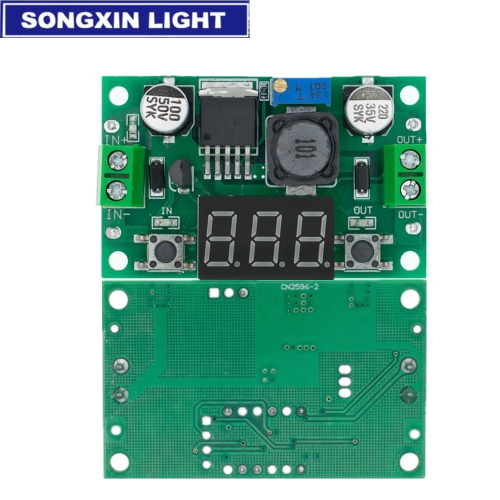 5 шт. Новый Регулируемый понижающий модуль питания SONGXIN LM2596 DC 4 0 ~ 40 до 1 3-37 в +