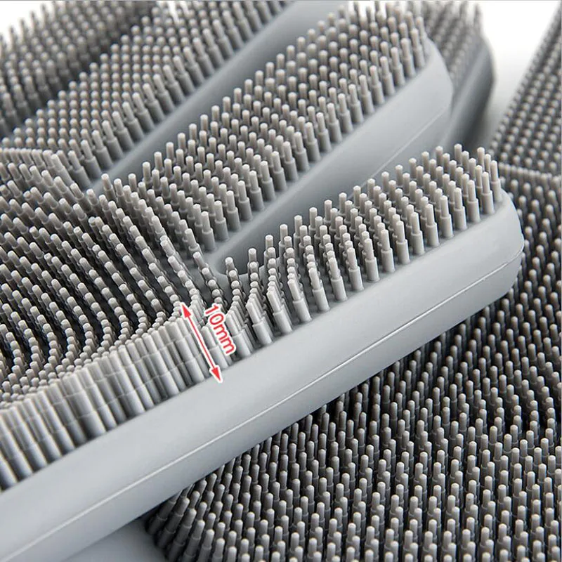 1 пара силиконовые перчатки для мытья посуды|Бытовые перчатки| |