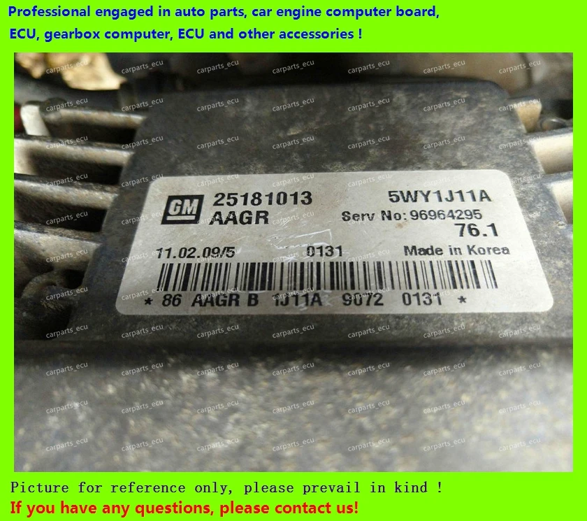 ECU для G M Cruze 1 6 MT 1.8AT автомобильный двигатель компьютерная плата/электронный блок