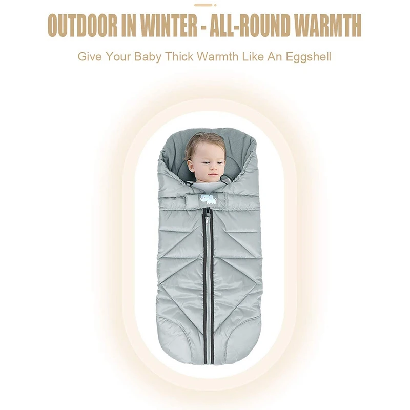 

Universal Baby Stroller Sleeping Bag Baby Stroller Accessories Winter Windproof Warm Sleepsack Baby Pushchair Footmuff