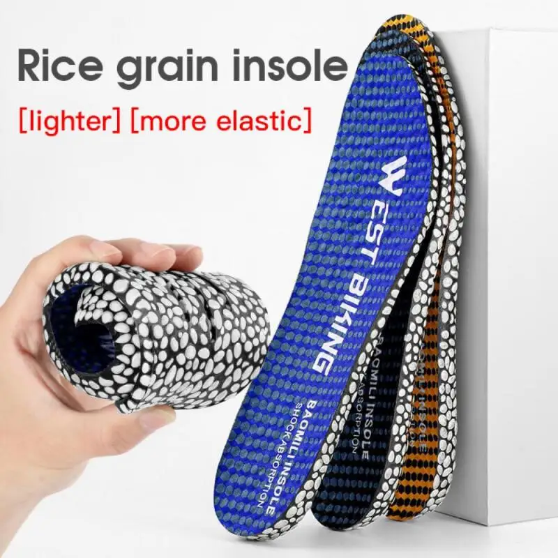 

Sports Insole Running Insole Sport Cushioning Rebound PU Comfortable Riding Lock Shoe Insole Sports Equipment Bike Riding Insole