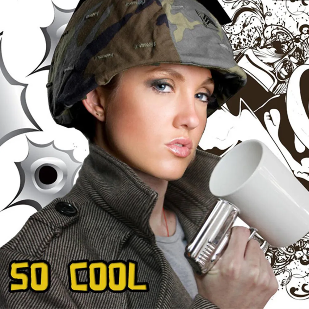 Забавная кружка с пистолетом кофейные чашки кружки для молока и чая креативная