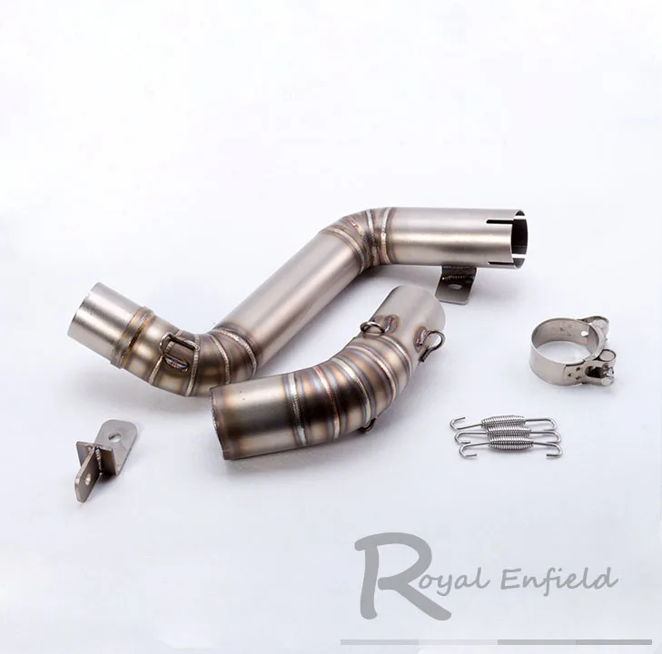 Средняя выхлопная труба мотоцикла для TMAX 500/530 R1 GSR750 DUCATI 848 MT07 CBR300 ZX-10R NK 150 R25