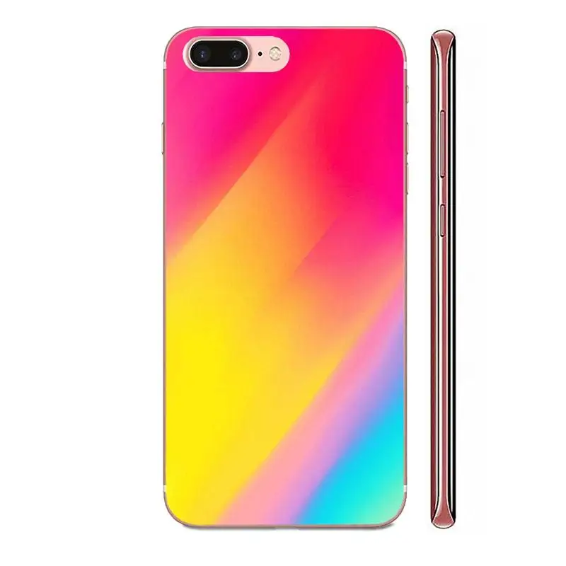 Цветной Радужный градиентный принт для Huawei Honor Mate 7 7A 8 9 10 20 V8 V9 V10 V30 P40 G Lite Play Mini Pro P