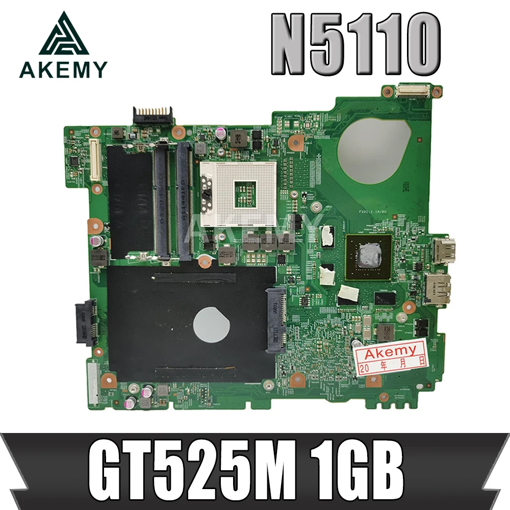 Akemy N5110 материнская плата для ноутбука DELL inspiron 15R N5510 CN 0J2WW8 HM67 DDR3 GT525M 1