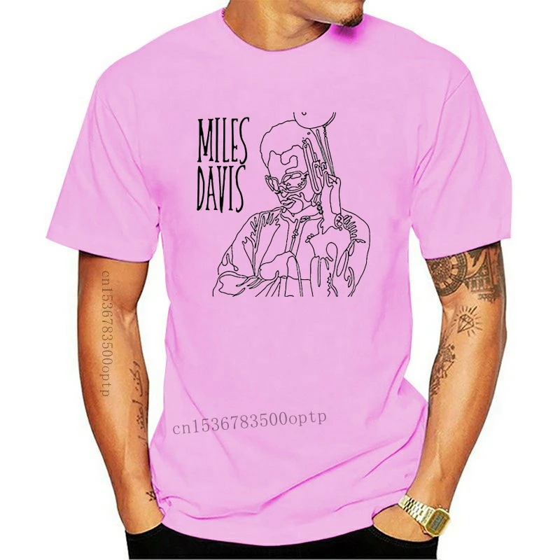 

New Miles Davis T-Shirt Jazz Trumpet Legend Sketches In Spain Kind Of Blue Coltrane Wholesale Tee Shirt