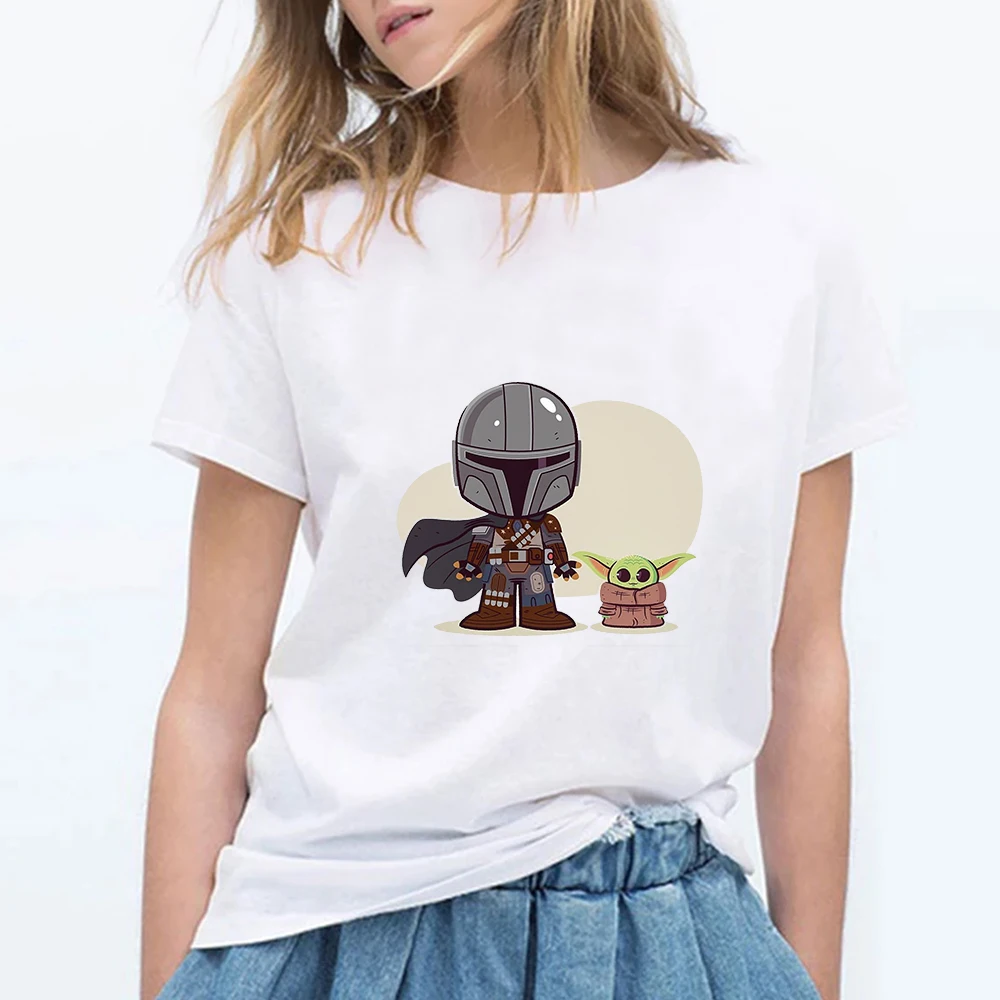 Летняя женская футболка с рисунком аниме принтом инопланетянина Harajuku Kawaii и